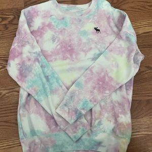 Abercrombie Girls’ Tie Dye Crewneck